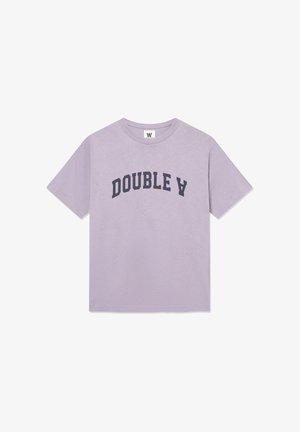 DOUBLE A BY W.W. ACE ARCH - T-Shirt print - minimal gray