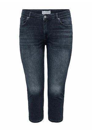 CARWILLY WAIST CAPRI - Denimshorts - blue black denim