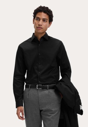 Marks & Spencer REGULAR FIT EASY IRON PURE - Chemise - black