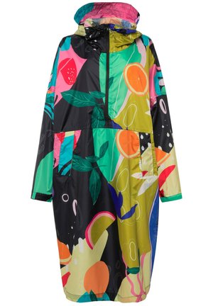LAURASØN 3X FUNKTION PRINT KAPUZE  ZIPPER  - Parka - salsa