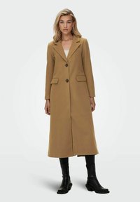 ONLY ONLEMMAX LONG COAT - Klasický kabát - toasted coconut