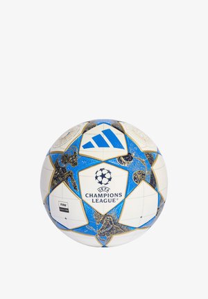 Football - white/dark blue/pantone/gold met