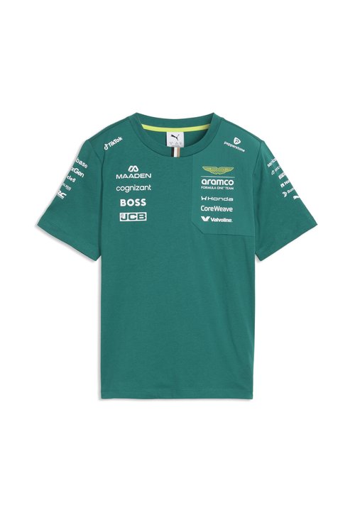 PUMA X ASTON MARTIN ARAMCO F1® TEAM REPLICA T-SHIRT UNISEX - Print T-shirt - green lux — foto 4