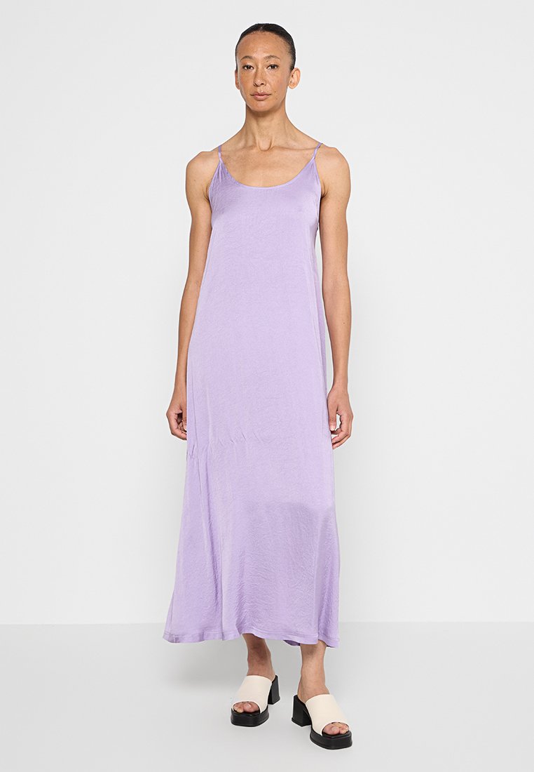 American vintage Maxi-jurk paars