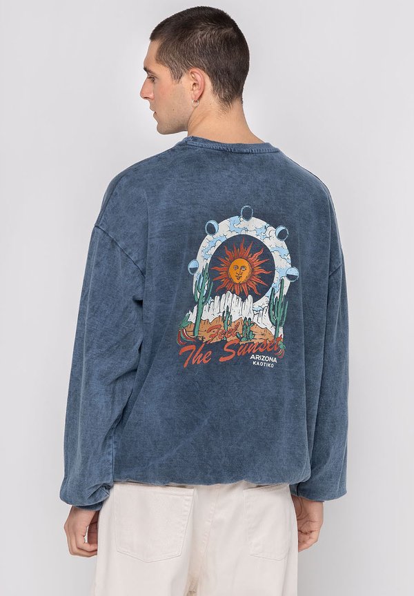 UNISEX SUNSET - Sweatshirt - blau