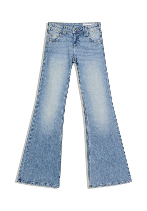 zalando — Bershka · EMBROIDERED FLARED LOW-RISE - JEANS 01042335 - Jeans a zampa