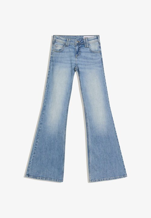 zalando — Bershka · EMBROIDERED FLARED LOW-RISE - JEANS 01042335 - Jeans a zampa