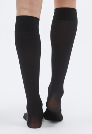 2 PACK - Zeķes līdz ceļgaliem - black