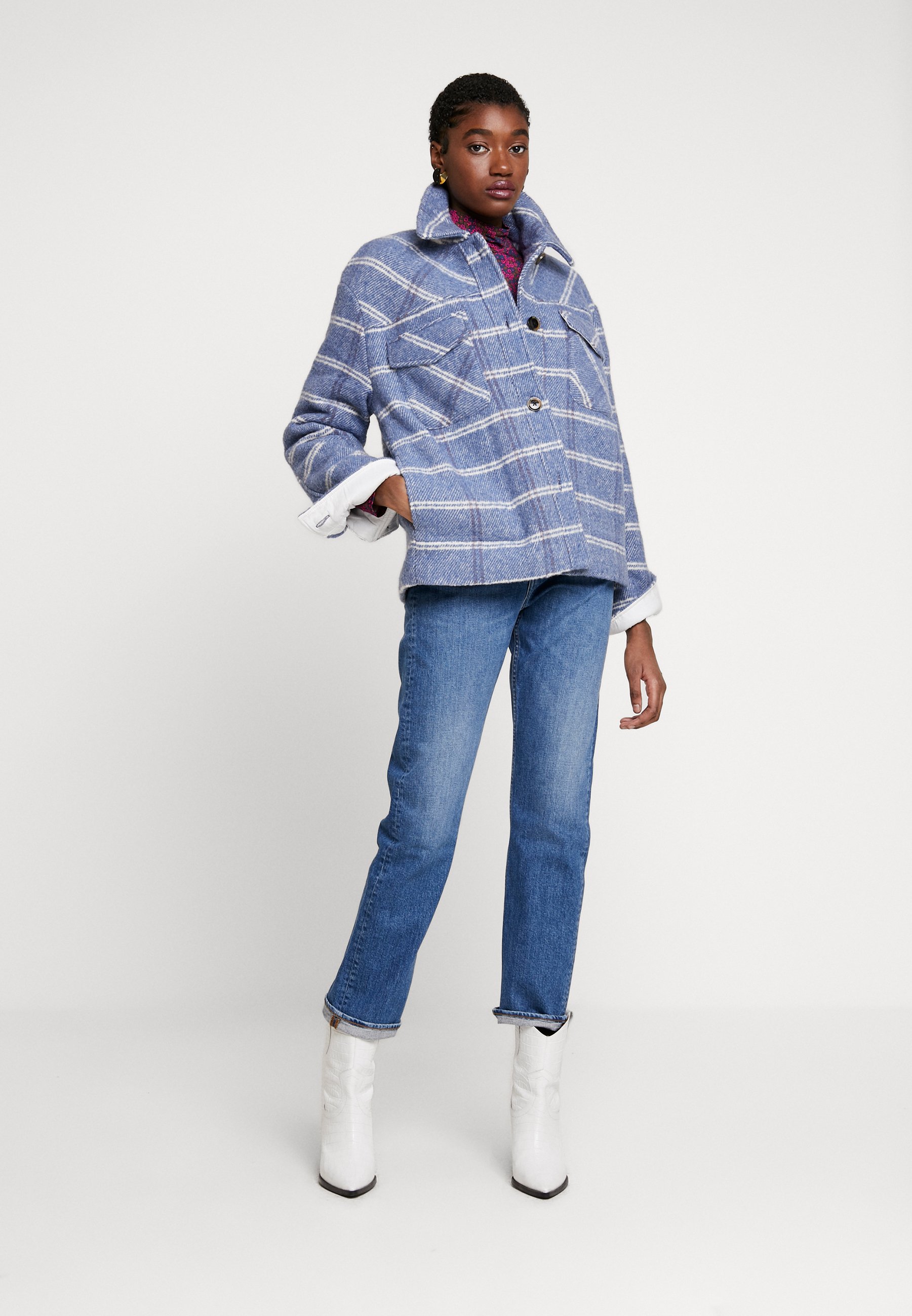 Samsøe Samsøe LEONIE JACKET Lett jakke zen blueblå Samsøe Samsøe LEONIE JACKET Lett jakke zen blueblå