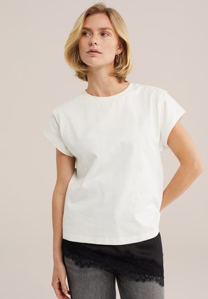 WE Fashion, T-shirt imprimé - white