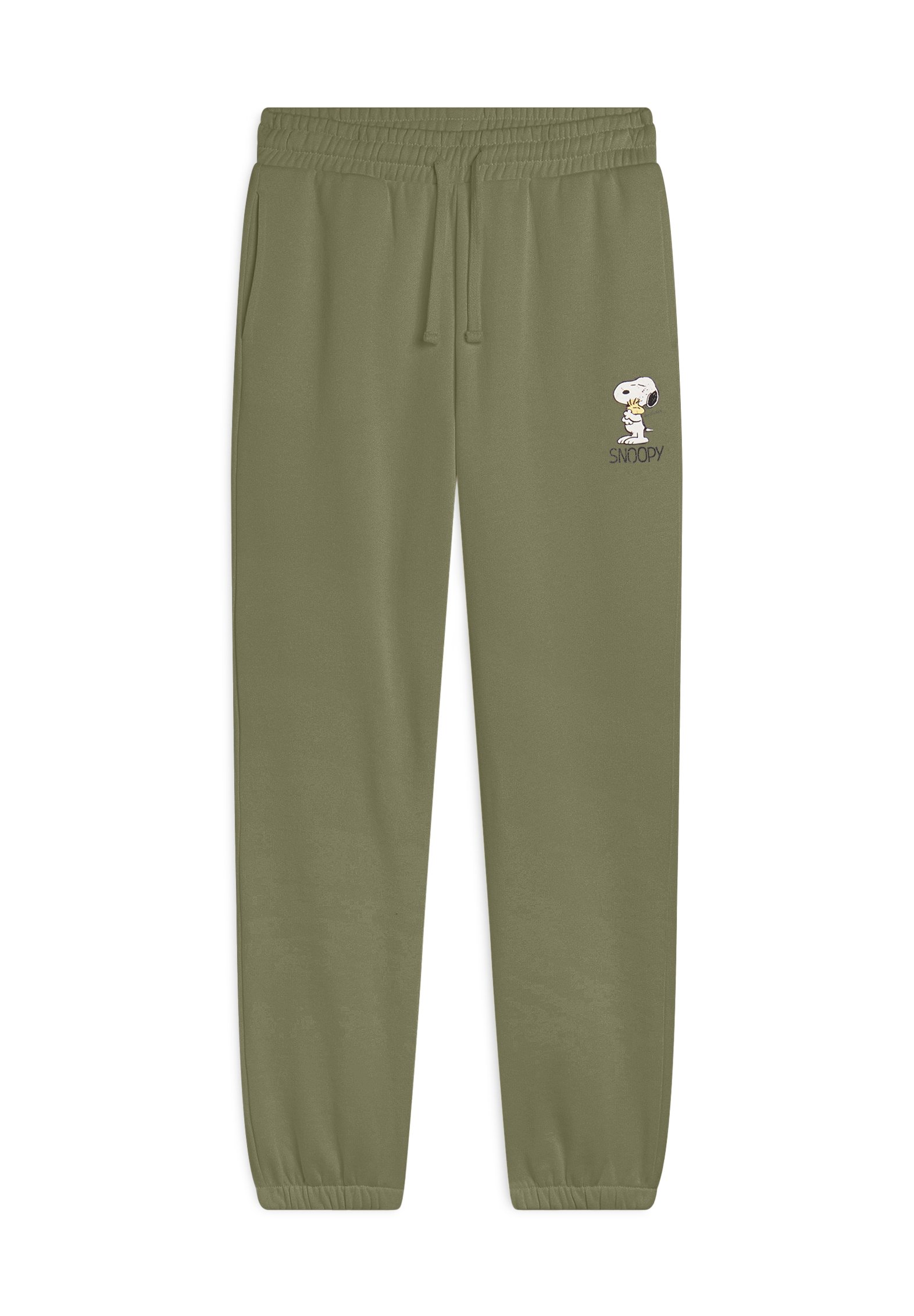 Freddy JOGGER ICON SNOOPY Pantaloni sportivi oil green/verde