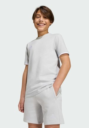 adidas Performance, Korte sportsbukser - team light grey   white