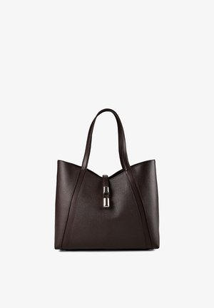 Furla, GOCCIA L - Shopping Bag - cioccolato