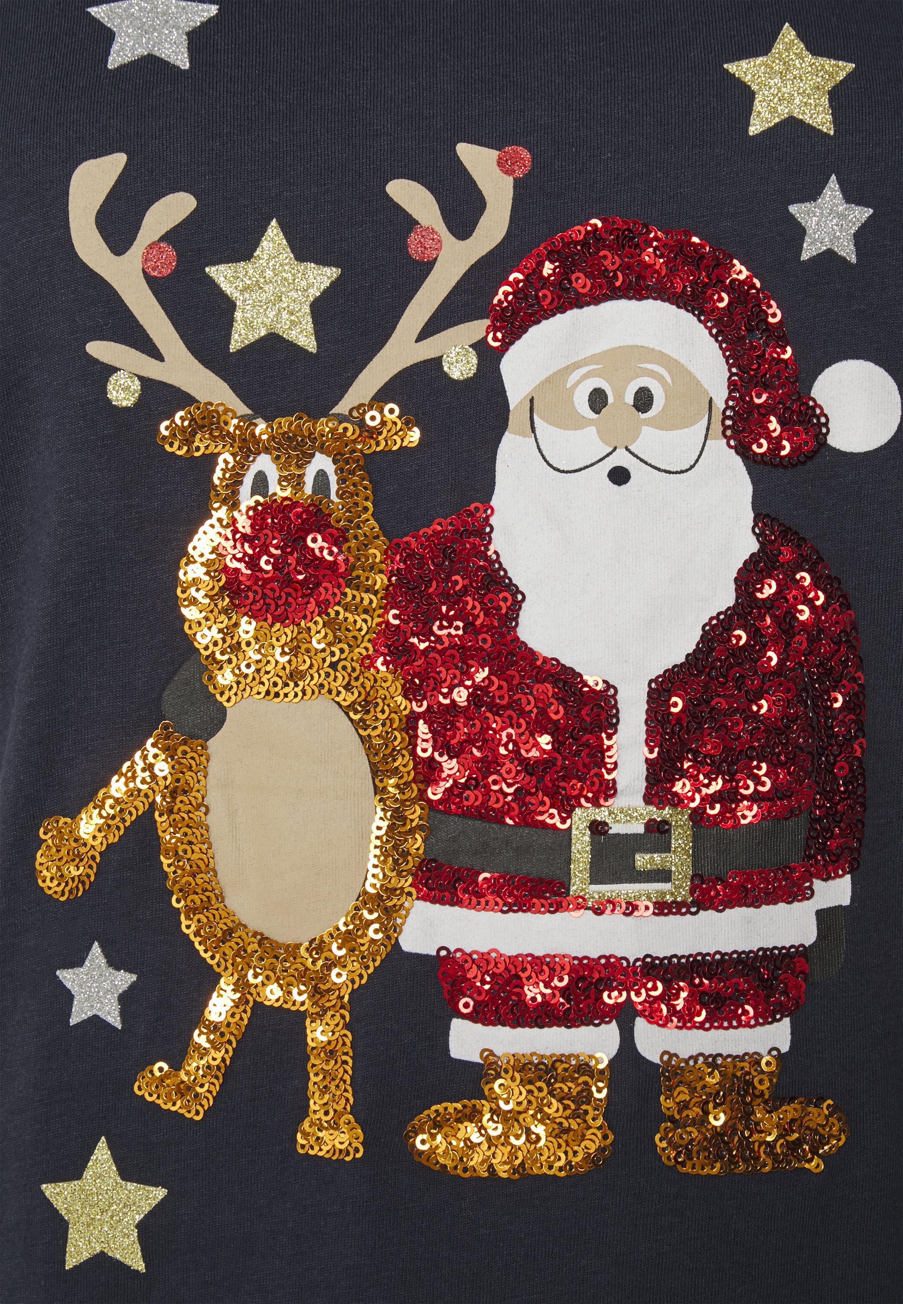 ONLY ONLXMAS CHRISTMAS - T-Shirt print - night sky/dunkelblau - Zalando.de