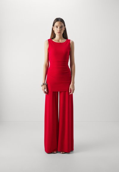 Norma Kamali ELEPHANT PANT - Kalhoty - tiger red