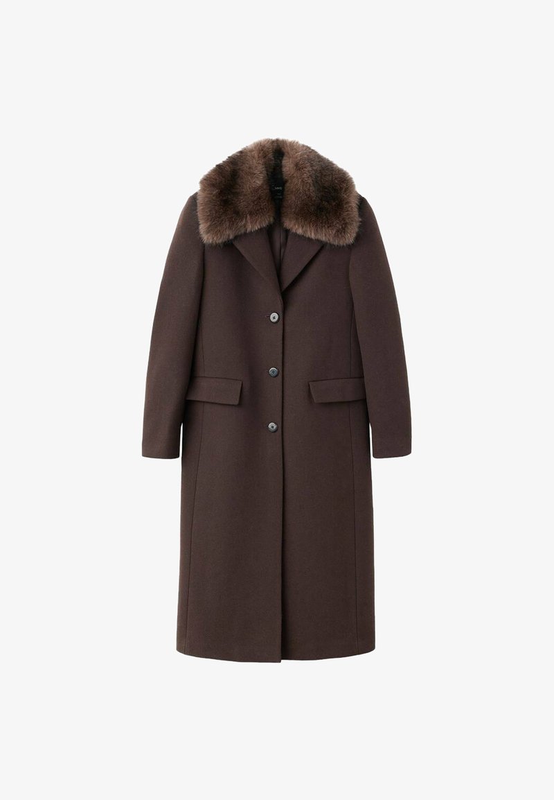 Mango Abrigo clásico schokolade/marrón