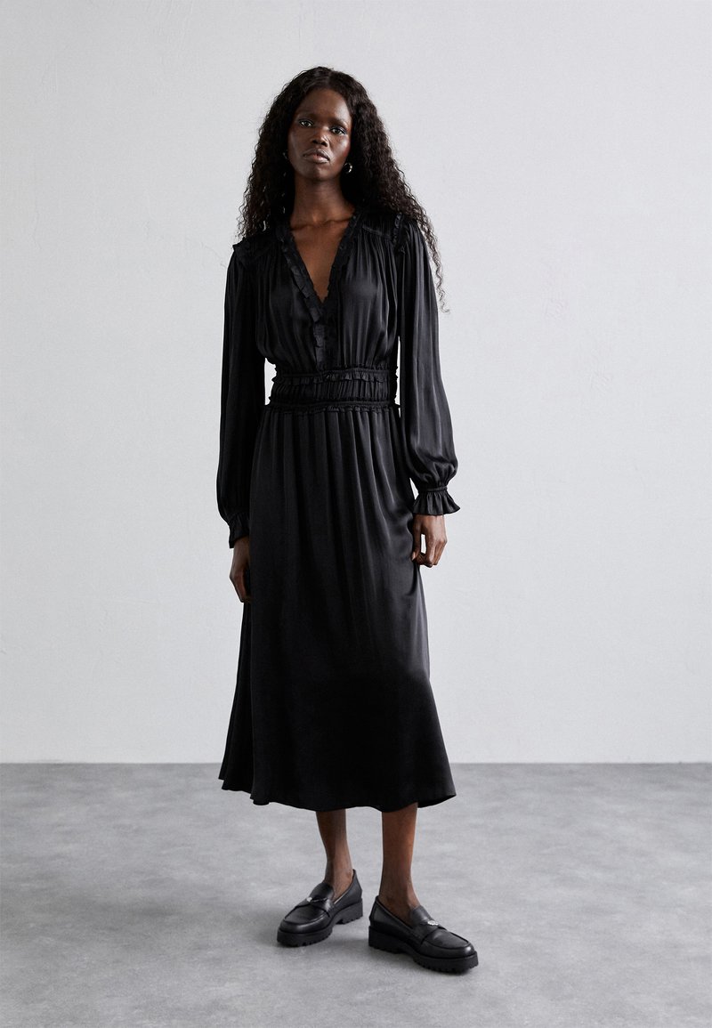 the-kooples-robe-freizeitkleid-black-schwarz-zalando-ch