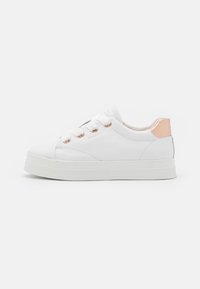 GANT AVONA - Sneaker low - white/rose gold