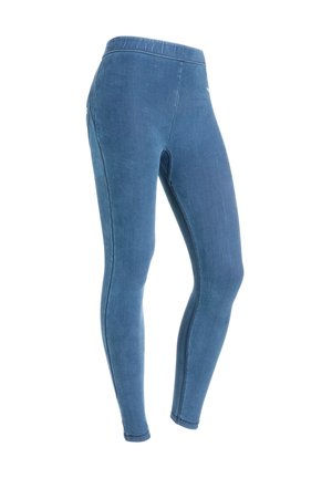 Jeggings - light blue seams on tone