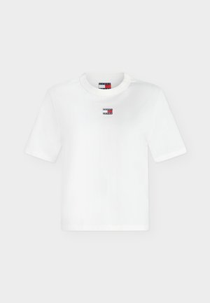Tommy Jeans, BADGE TEE - T-shirt basic - ecru