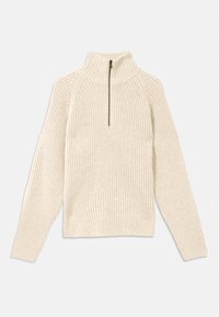 ZIP - Strikkegenser - moonbeam melange