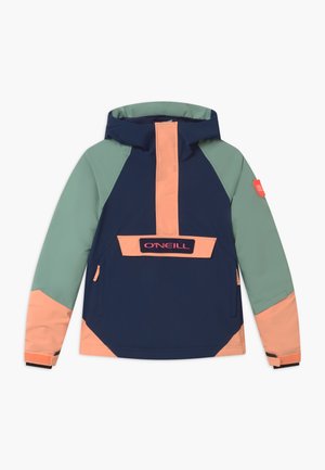 ANORAK - Snowboardjas - blue/mint/apricot