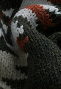 Next REGULAR FIT PATTERN SHAWL - Neuletakki - green navajo style