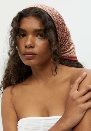 RETRO GEOMETRIC - Chusta - mottled light pink