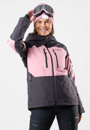 Snowboard jacket - dusty rose charcoal