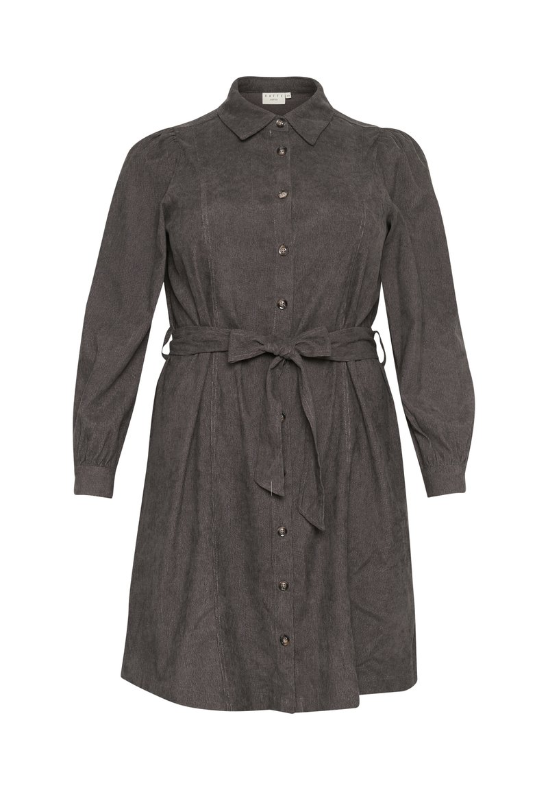 Kaffe Curve Blousejurk bruin Kaffe Curve Blousejurk bruin