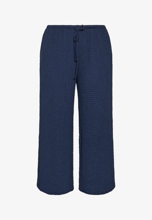 Evans, PLUS SIZE WIDE LEG TROUSERS. - Pantaloni - navy