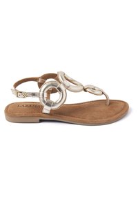 Lazamani T-bar sandals - goud
