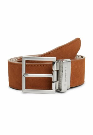 REVERSIBLE SQUARE BUCKLE - Cintura - winter cognac