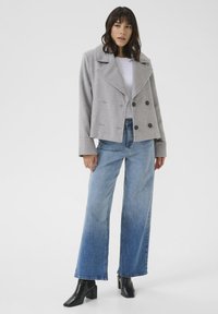 Kaffe JULIA - Blazer - light grey melange