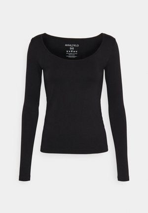 Long sleeved top - black