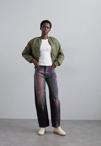 MM6 Maison Margiela PANTS 5 POCKETS - Široke kavbojke - black