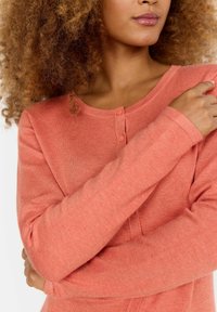 Soyaconcept SC-DOLLIE 446 - Adīta jaka - dusty clay melange