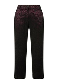 FLORALES DESIGN - Stoffhose - pink berry