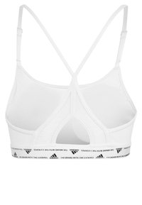 adidas Performance AEROREACT - Lengvai krūtinę prilaikanti sportinė liemenėlė - white