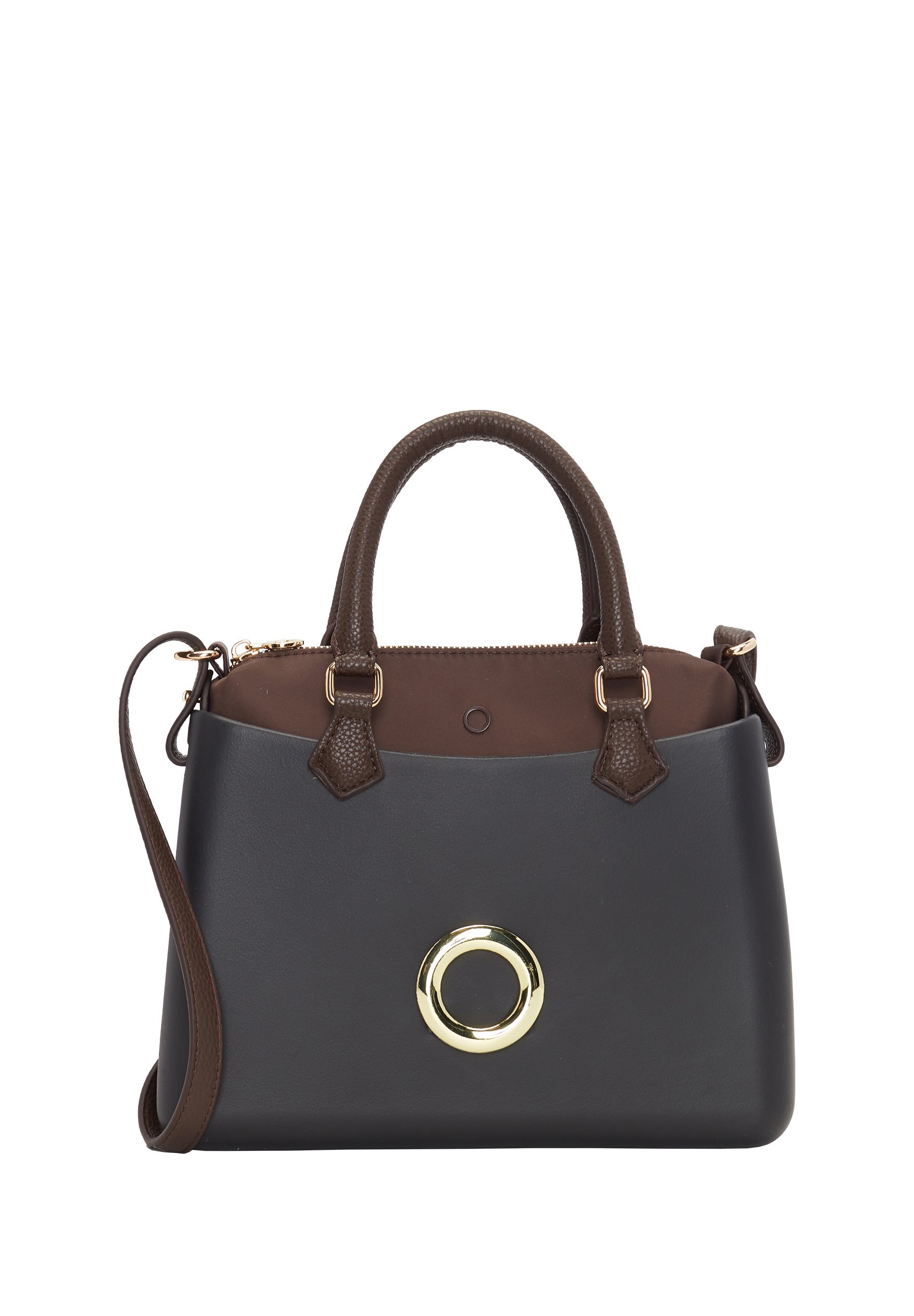 Handtasche Obag Griffe Lang O Bag Handtasche Black Plain/schwarz