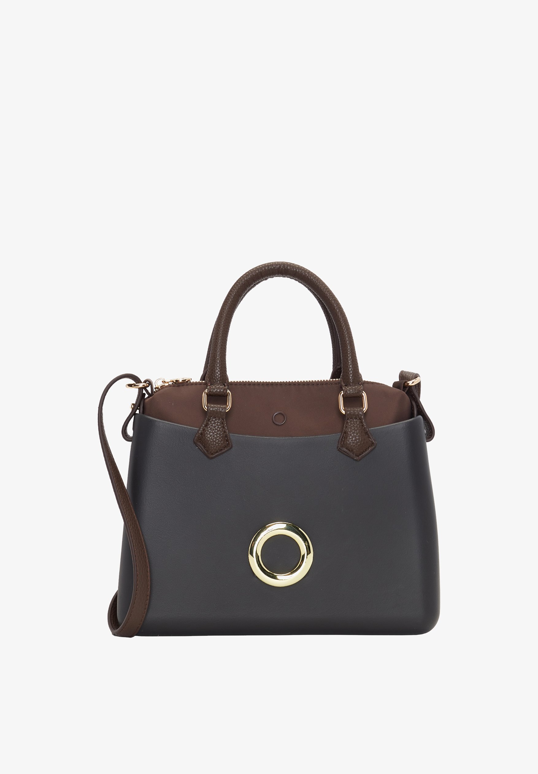 Handtasche Obag Griffe Lang O Bag Handtasche Black Plain/schwarz