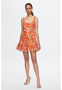 adL SLEEVELESS - Cocktailjurk - printed coral