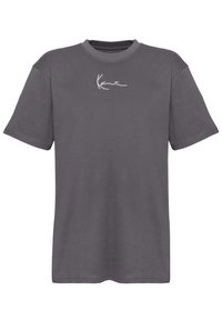 SMALL SIGNATURE ESSENTIAL TEE UNISEX - T-Shirt basic - anthracite