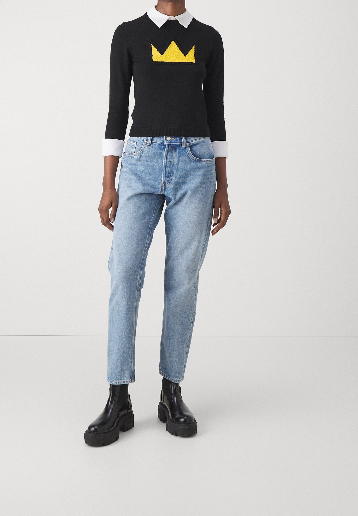Alice + Olivia Jumper - black - (Pre-owned) - Zalando