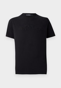 CREW NECK - T-shirt con stampa - black