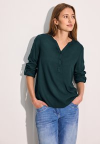 Cecil MIT TURN UP - Bluse - grün