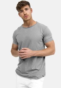 INDICODE JEANS WILBUR - T-shirts basic - it grey mix
