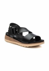 Refresh Sandalias de cuña - black