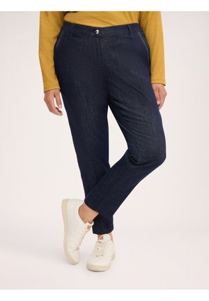 Fiorella Rubino, JEANS CHINO DALLA PIEGA STIRATA - Slim fit jeans - blu