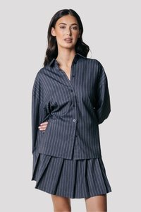 Colourful Rebel TALIA - Πουκαμίσα με κουμπιά - dark anthracite